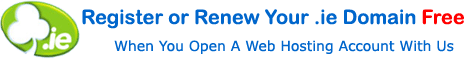 Free .ie Domain Name Registration and Renewal