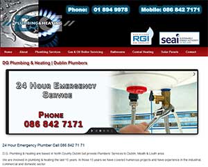 Web Design Portfolio Dg-Plumbers