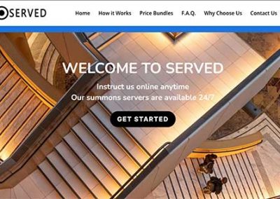 Web Design Case Study: Served
