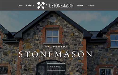 Web Design Portfolio Stonemason