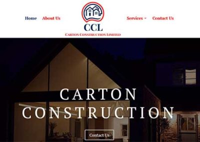 Web Design Case Study: Carton Construction