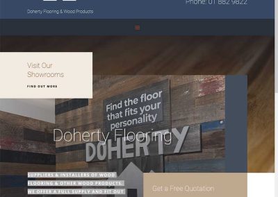 Web Design Case Study: Doherty Flooring