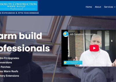 Web Design Case Study: Absolute Construction By Nua Web Design