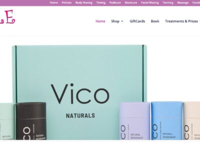 Web Design Case Study: Sparkle Beauty By Nua Web Design