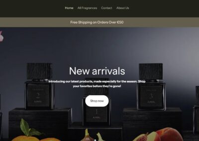 Web Design Case Study: Posh Perfumes By Nua Web Design