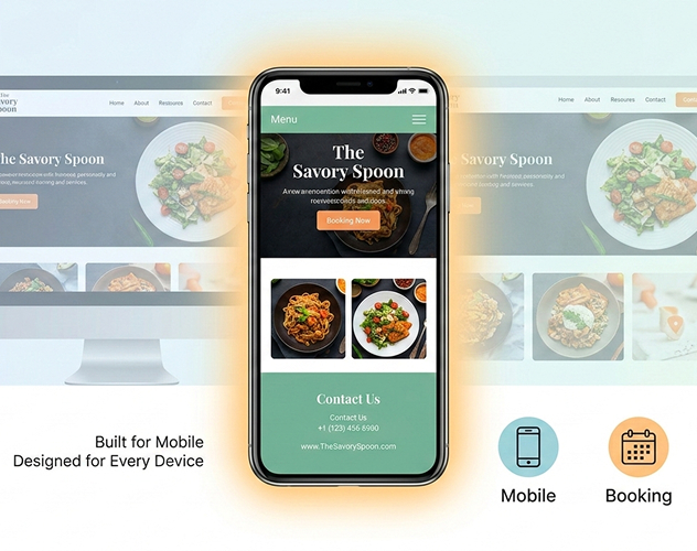 Restaurant Web Design Ireland mobile first