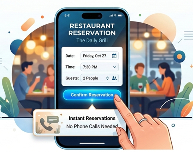 Restaurant Web Design Ireland online booking