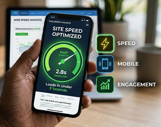 Restaurant Web Design Ireland speed